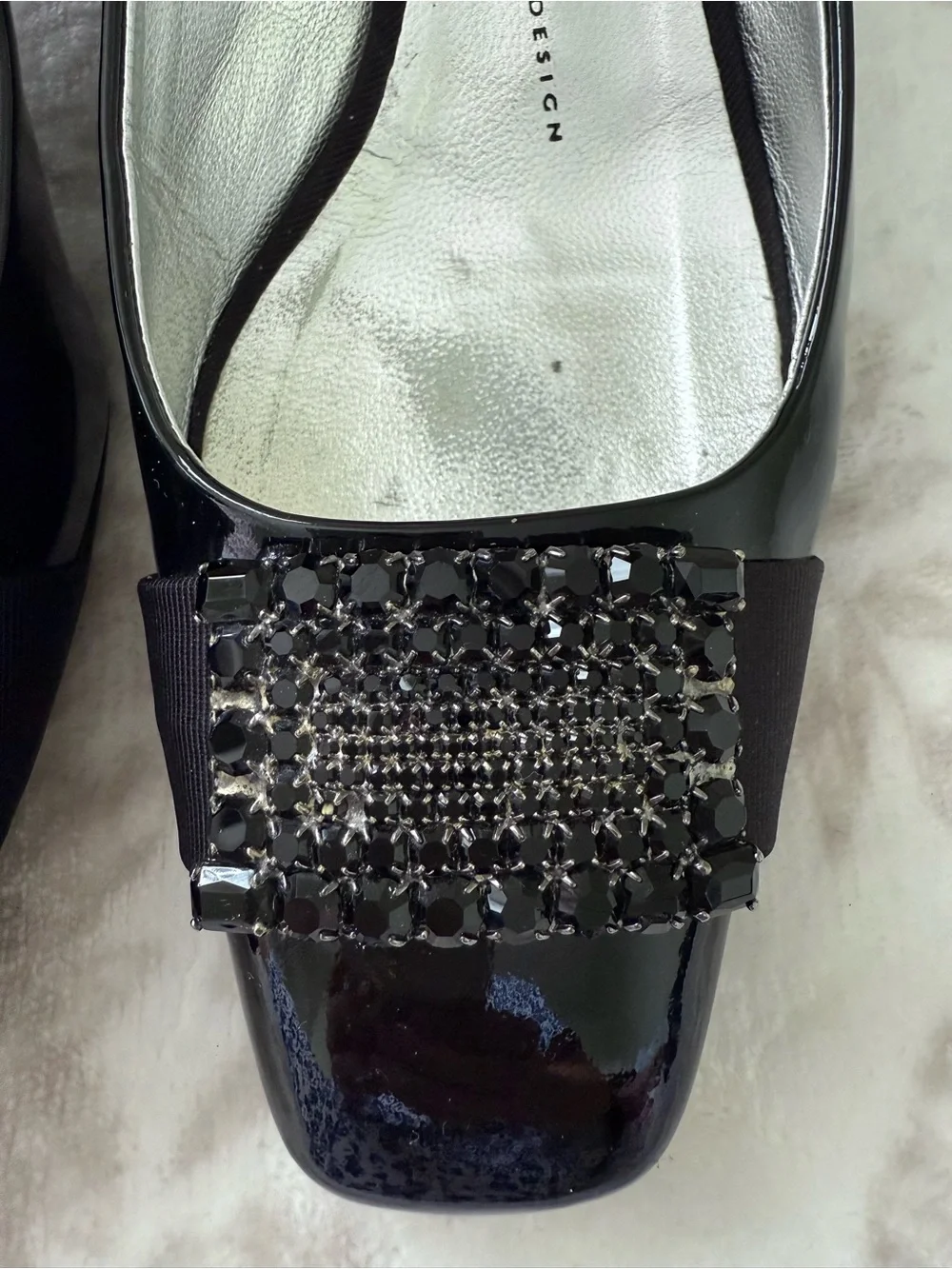 Giuseppe Zanotti Design Patent Leather Pumps with Crystal Embellished Buckle